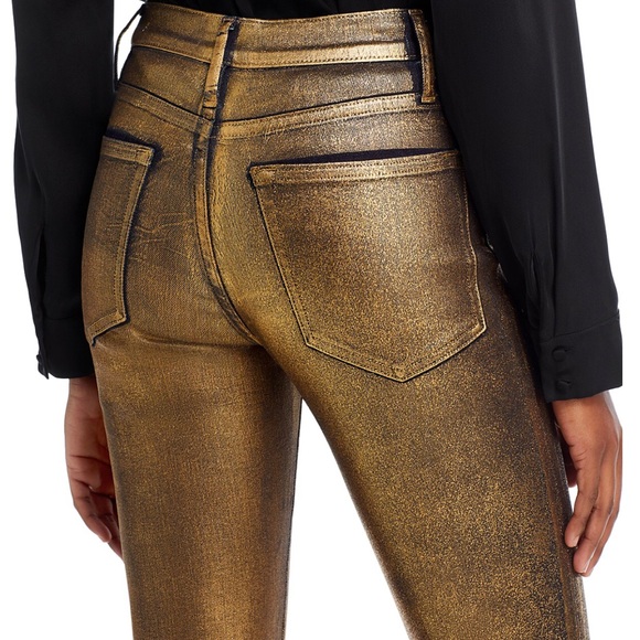 NWT ❤️FRAME Le High Straight. jeans gold chrome sz 27in Bloomingdale’s
❤️offers - Picture 2 of 16